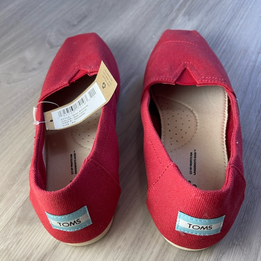 Toms size 8.5w